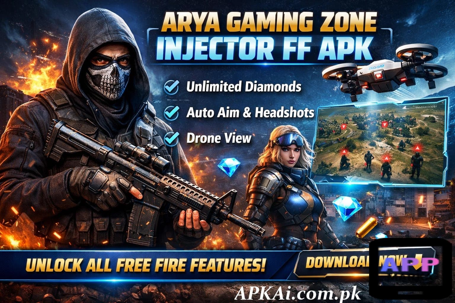 Unlock Premium Features with Arya Gaming Zone Injector FF APK Unlock Premium Features with Arya Gaming Zone Injector FF APK